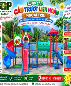 Đơn vị cung cấp cầu trượt liên hoàn cho bé ngoài trời chất lượng tại Gia Lai