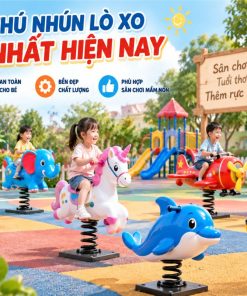 Mẫu mới nhất về thú nhún lò xo vận động cho bé mầm non tại Đắk Lắk
